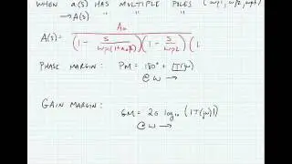 ECE 3110 - Lecture 15d: Single/Multiple Pole Op-Amps, Gain/Phase Margin
