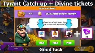 Rose Wing Dungeon Tyrant Catch up plus Divine Tickets Week | Chrono Osiris and Chrono Chang'e Dragon