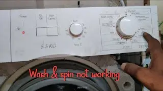 IFB ELINA DX Washing machine||Wash & Spin not working