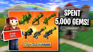 I SPENT 5000 GEMS ON THIS! Pixel Gun 3D