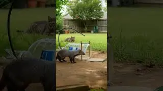 OMG! Is that trap for ME?! 🐾😹 #viralshorts #fyp #funnyanimals #pettension