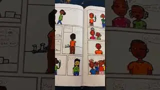 Design your own comic book. The book had to be based in Africa, where they were the characters.💫
