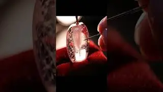 Crystal Clear ASMR: Poking a Glowing Glass Masterpiece