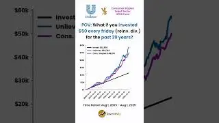 Unilever 🧼 vs Consumer Staples Sector ETF 🛒: You invested $50 weekly for 20 years #invest #etf
