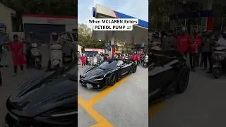 McLaren in Bangalore and Reaction 🫡 #explore #travevlogs#shortvideo #shorts #car#viral