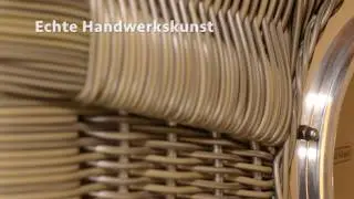 Bris Strandkorb Manufaktur Modell Baltikum 2,5 Sitzer im Detail