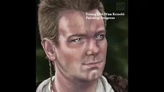 Young Obi-Wan Kenobi #obiwankenobi #digitalpaintingprocess #commissionsopen