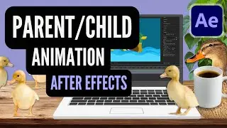 Как использовать родительские элементы в AFTER EFFECTS // Простой урок по анимации для начинающих