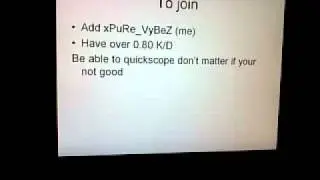 xPuRe clan recruitment black ops ps3