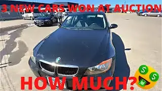 PICKING UP 3 CARS I WON AT AUCTION...WHAT DID I BUY?