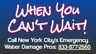 Water Damage Restoration New York City | NYC Water Damage:833-877-2560