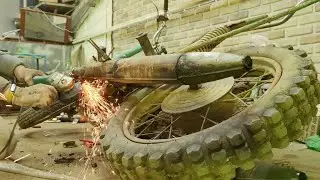 ВОССТАНОВЛЕНИЕ ИЖ-56. ПРОЛЕЖАЛ 16 ЛЕТ В ЛЕСУ.