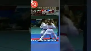 WHAT A TIMING ⏲ 🔥🔥 #karate #kumite #wkf  #viral #youtube #k1series#reactiontime #speed #ippon #short