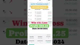 Win 4X1 Loss, PROFIT $56.25 Auto Trading Ai bot No Martingale 30.08.2024
