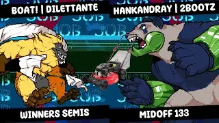 Midoff 133 - BOAT! | Dilettante (Hodan) vs hankandray | 2bootz (Etalus) - Winners Semis