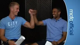 TEAMMATES QUIZ Joe Hart and Gael Clichy