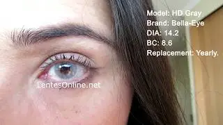Bella-eye HD Gray (Dupe Solotica Hidrocor ice)