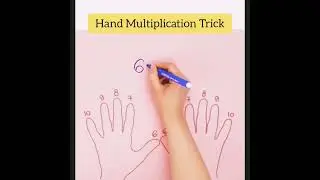 maths hack | hands trick for table 6, 7, 8 and 9 #shorts #shortsvideo #viral