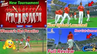🎊 Wcc3 New Update Launched Full Review | Women Net Practice , New Tournament & Mand More