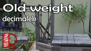 Old weight decimalek restoration .Renovace decimalky
