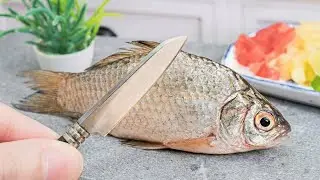 How To Catch And Cook Miniature Sweet & Sour Fish Recipe Step by Step