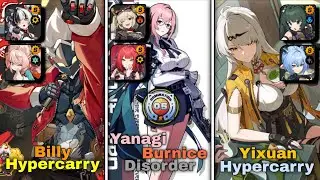 M6 Billy Hypercarry / M0 Yanagi Burnice Disorder / M0 Yixuan Hypercarry | Shiyu Defense 05 S Clear