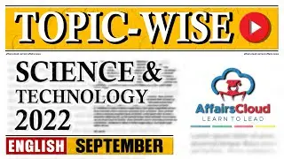 September 2022 - Science & Technology | English | AffairsCloud