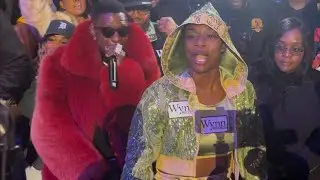 Claressa Shields & Boosie RING WALK vs Franchon Crews-Dezurn Gets Crowd LIT in Detroit