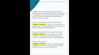 Georgia Property and Casualty Insurance Exam Questions and Answers Latest Update A+