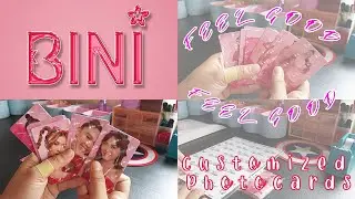 Studio Vlog #13 //  BINI Photocards (customized) small business 🌸pack an order with me 💖💖