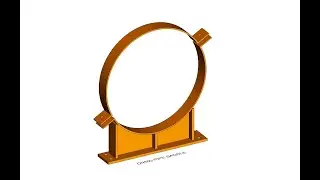 3D Tutorial For Beginners/Students - Creating A Pipe Saddle Using Bentley Microstation /OPM
