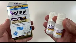 Systane COMPLETE Preservative Free Eye Drops 2 Pack Unboxing