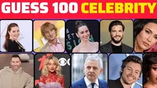 Guess The Celebrity In 3 seconds| 100 Most Famous People 