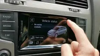 VW Golf VII Dashboard Options & Settings    | 2016 | #46