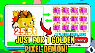 What People Trade For a Golden Pixel Demon In Pet Simulator X