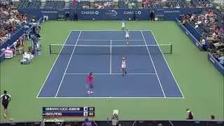 Jankovic/Lucic-Baroni vs Peng/Hsieh 2013 US Open Highlights