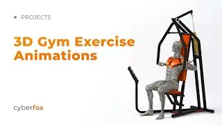 3D Gym Exercise Animations | CyberFox Agency