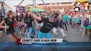 Flash Mob helps kick off Walworth County Fair