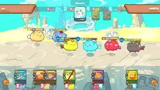 Axie Infinity Aqua Beast Plant vs Aqua Bug Plant Game Play