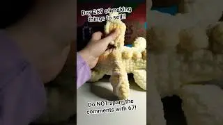 Dragon! Day 267 of making things to sell!#smallbusiness #crochet #3dprinting#craftshow#creative