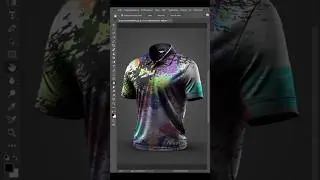 Как добавить узор к одежде в Photoshop. #photoshop#artphoto#creative#pattern#photoeffect#design#идеи