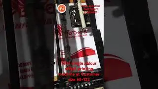 Mini single colour offset printing machine HI-122 running at Customer site 🙏￼