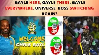 Chris Gayle on the move again, Universe boss switching it up on them