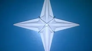 3D Star, Four Points. (NeoSpica NeoLiveArt)