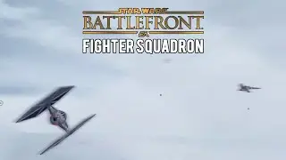 Star Wars Battlefront: Fighter Squadron (PS4) no commentary. Outpost Beta: Imperial TIE.
