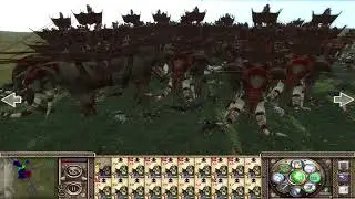 ROHAN vs HARADIM ELEPHANTS third age total war