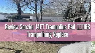 Review Soozier 14FT Trampoline Pad &Phi;168 Trampolining Replacement Jump Bounce Exercise Gym Pad Only (