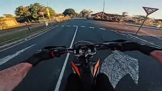 FIRST RIDE ON THE KTM 530