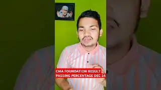 CMA FOUNDATION RESULT PASSING PERCENTAGE DEC 2024