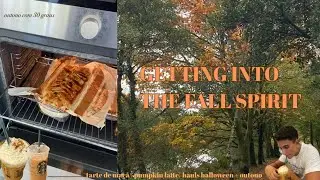 getting into the fall spirit 🍂🍁 ep.1 tarte de maçã, starbucks, compritas...